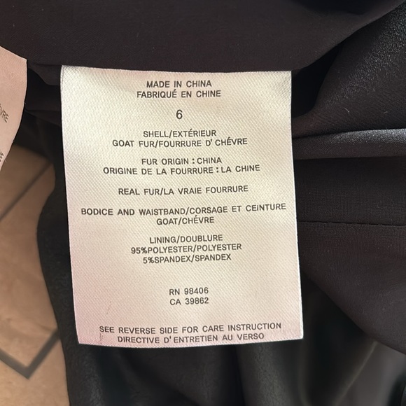 Theory leather & fur dress - Picture 7 of 7